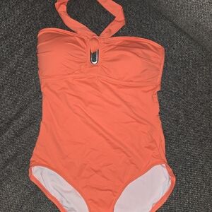 Michael Kors Orange One Piece Swimsuit
